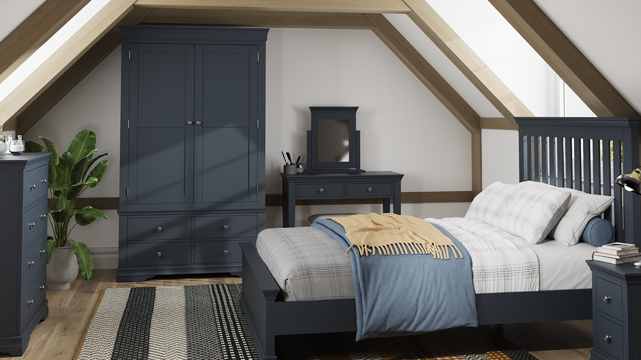 Chantilly Midnight Grey Bedroom Furniture Chantilly Midnight Grey Bedroom Furniture