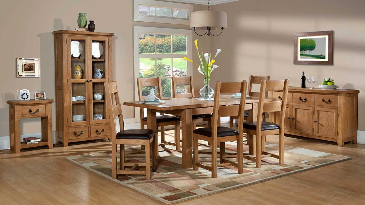Canterbury Oak Dining Room Furniture Canterbury Oak Dining Room Furniture