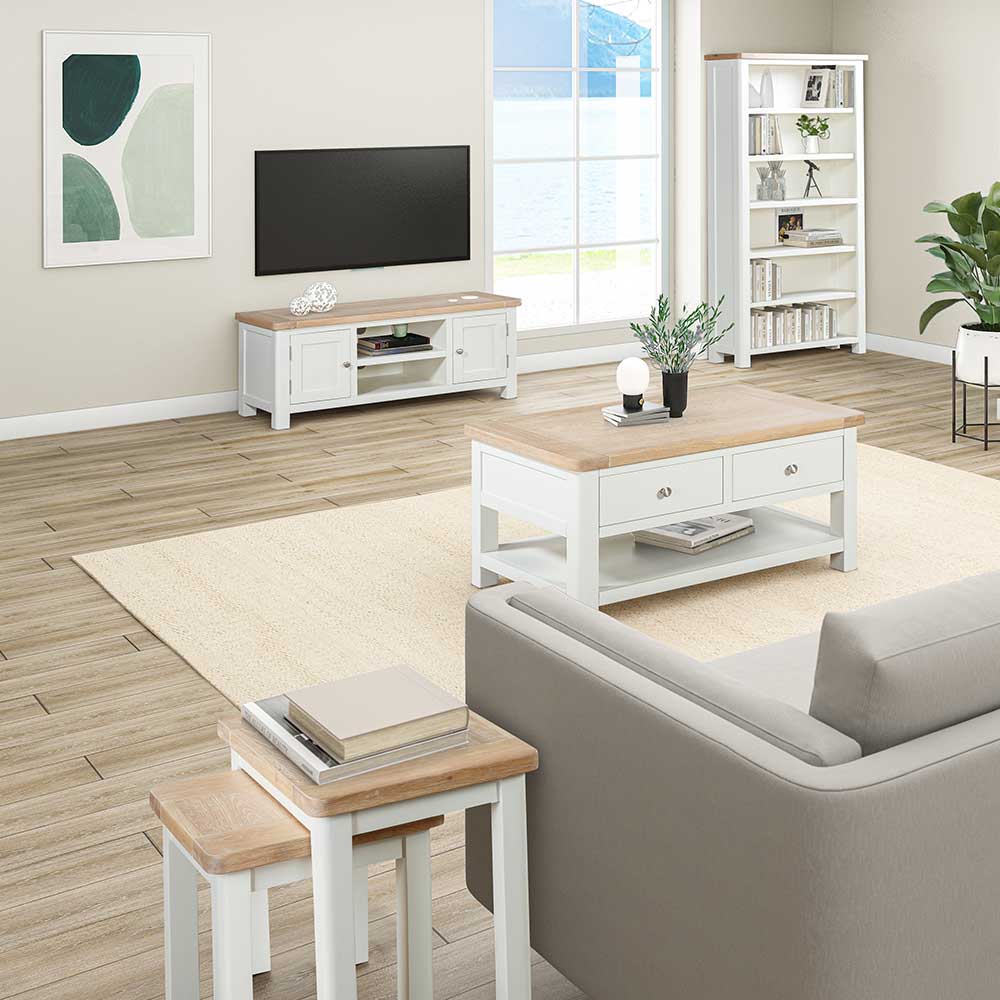 Carrington Oak Furniture Painted in Off White