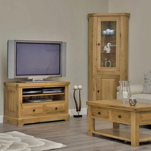 Deluxe Solid Oak Living Room Furniture