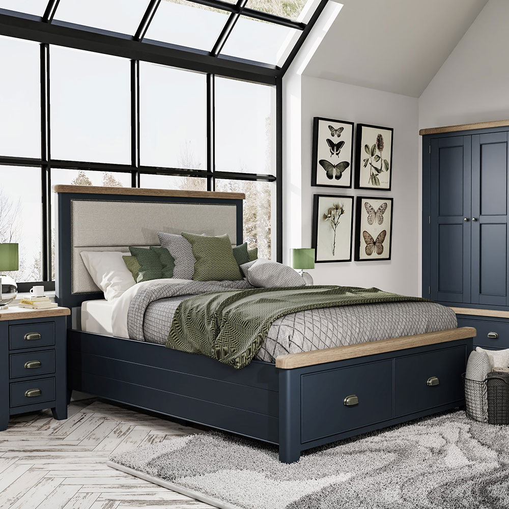 Chatsworth Royal Blue Bedroom Furniture