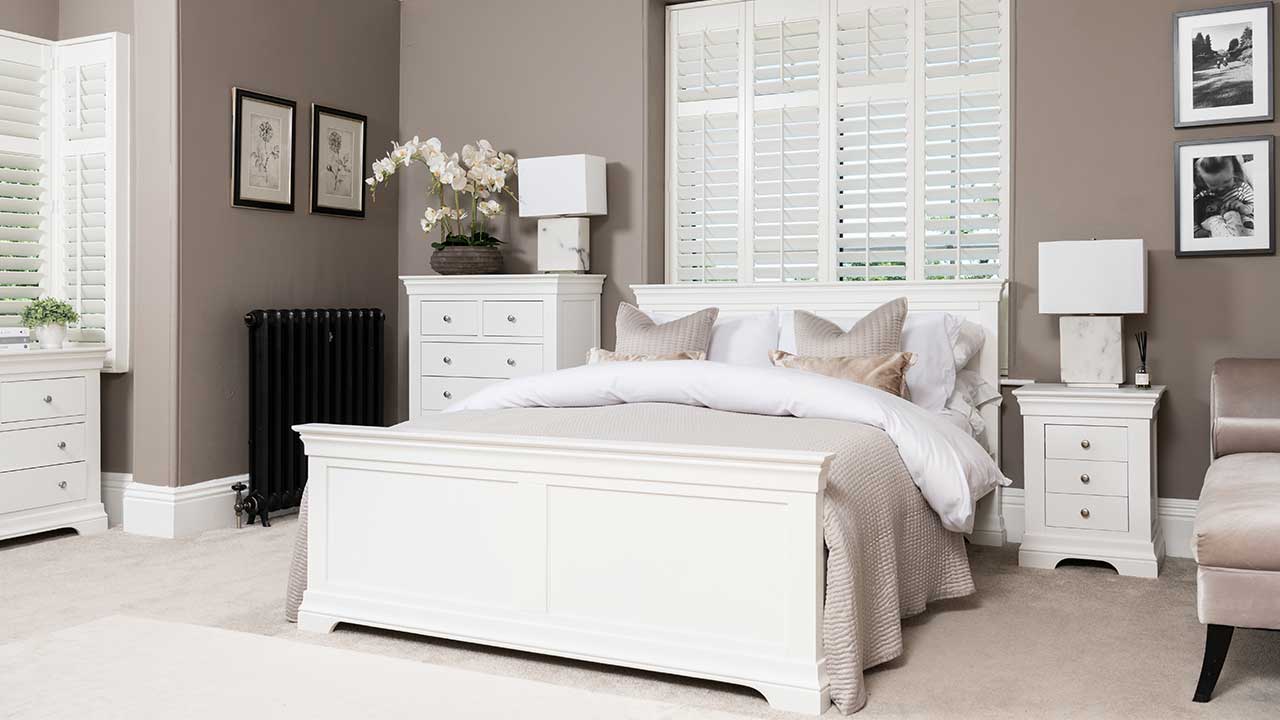 chester white bedroom furniture | house of oak