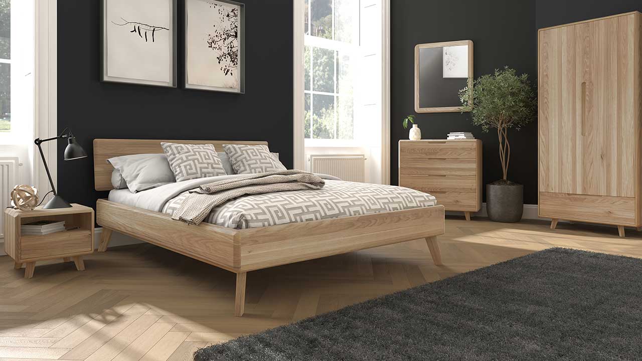 Como Solid Oak Bedroom Furniture