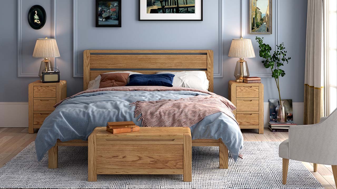 Crescent Oak Bedroom Furniture