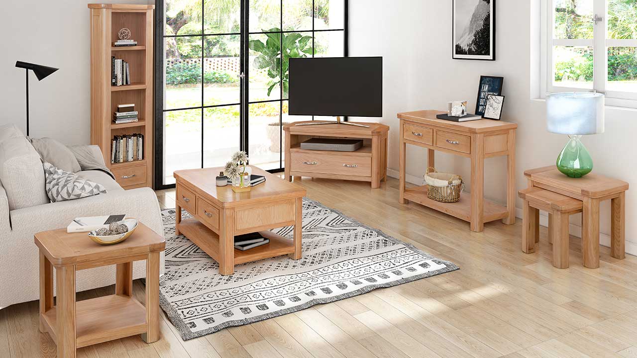 Kensington Oak Living Room Furniture