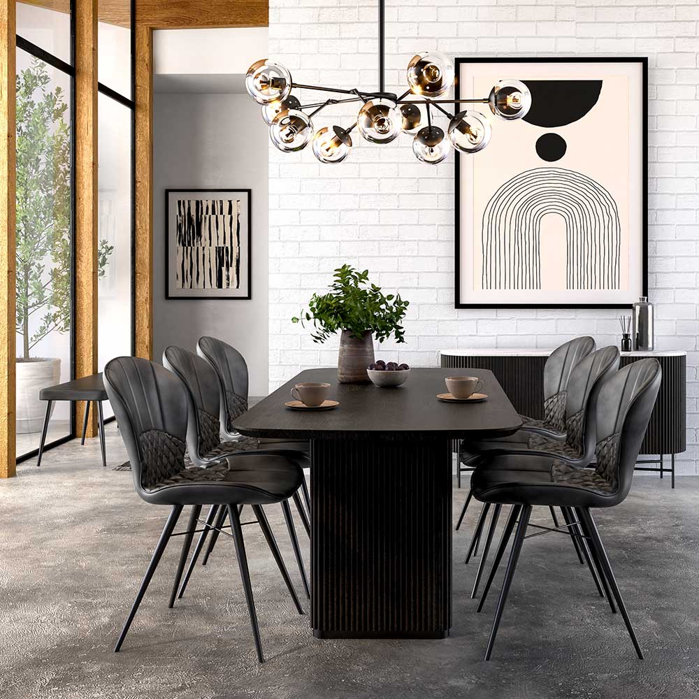 Monaco in Charcoal Dining Room Furniture