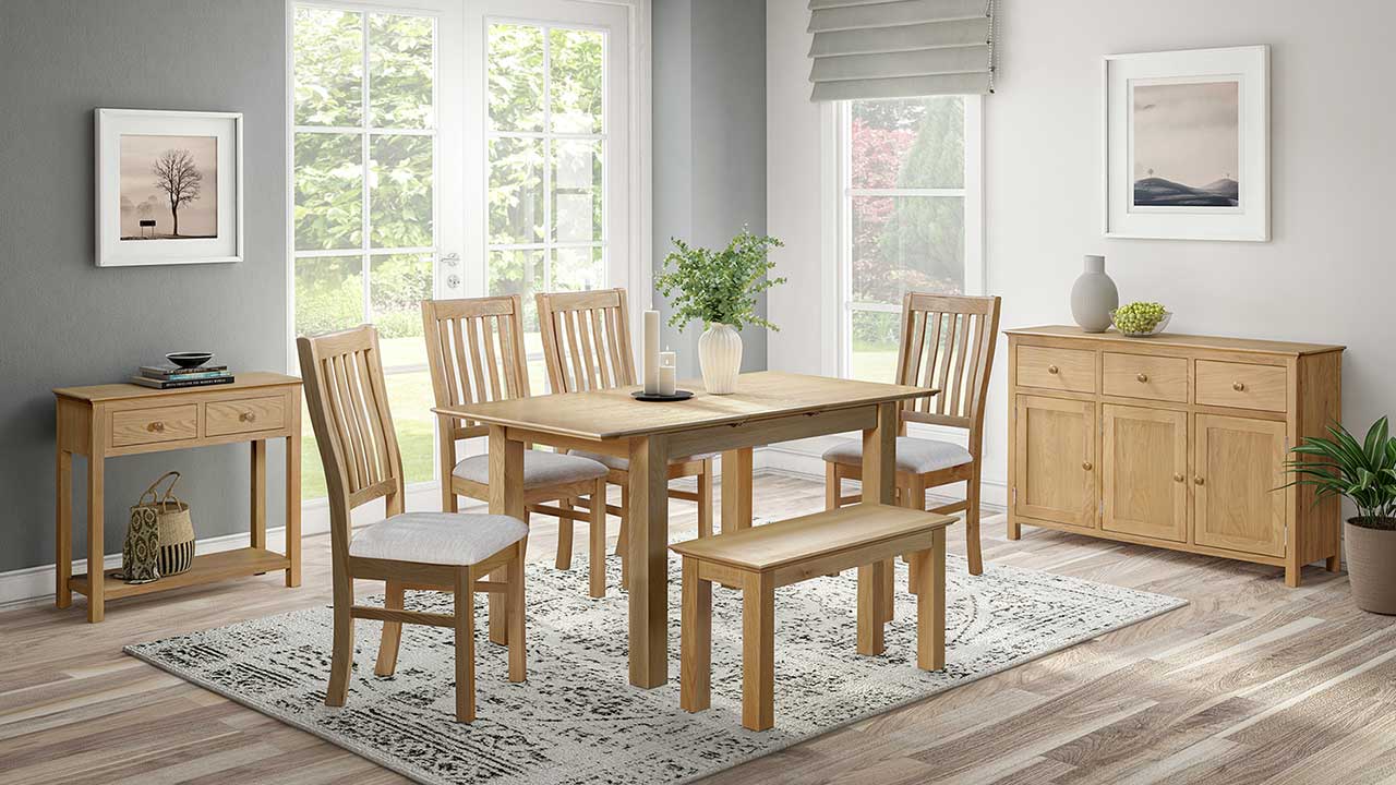 Somerset Oak Dining Room Furniture