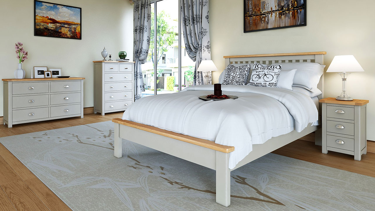 Portman Stone Grey Bedroom Furniture
