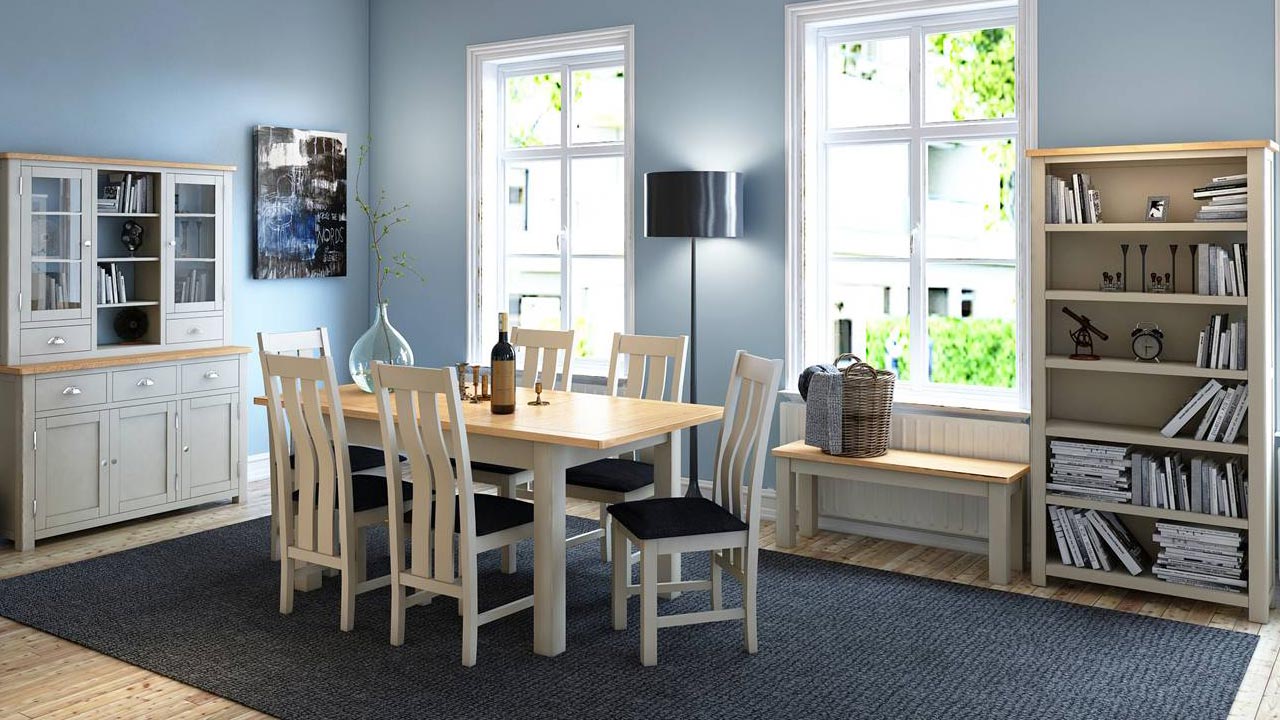 Portman Oak White Dining Room Furniture Portman Oak White Dining Room Furniture