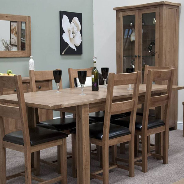 Rustic Solid Oak Dining Room Furniture