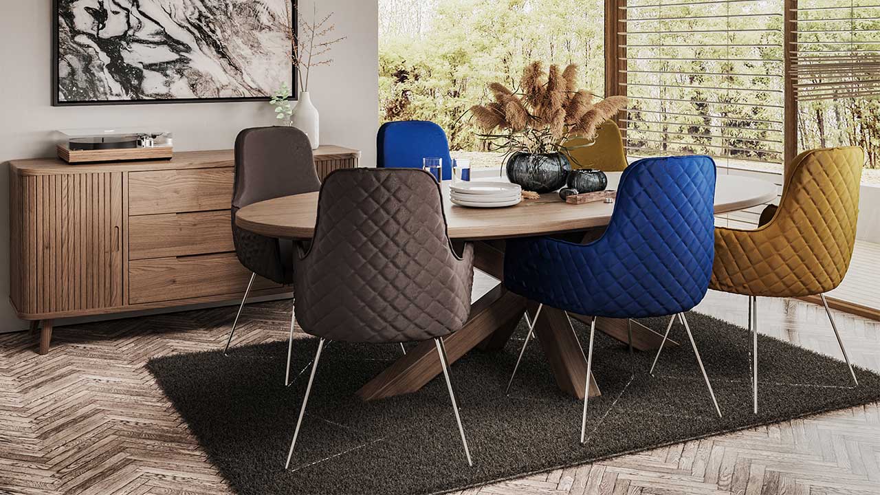 Tambour Oak Dining Room Furniture Tambour Oak Dining Room Furniture