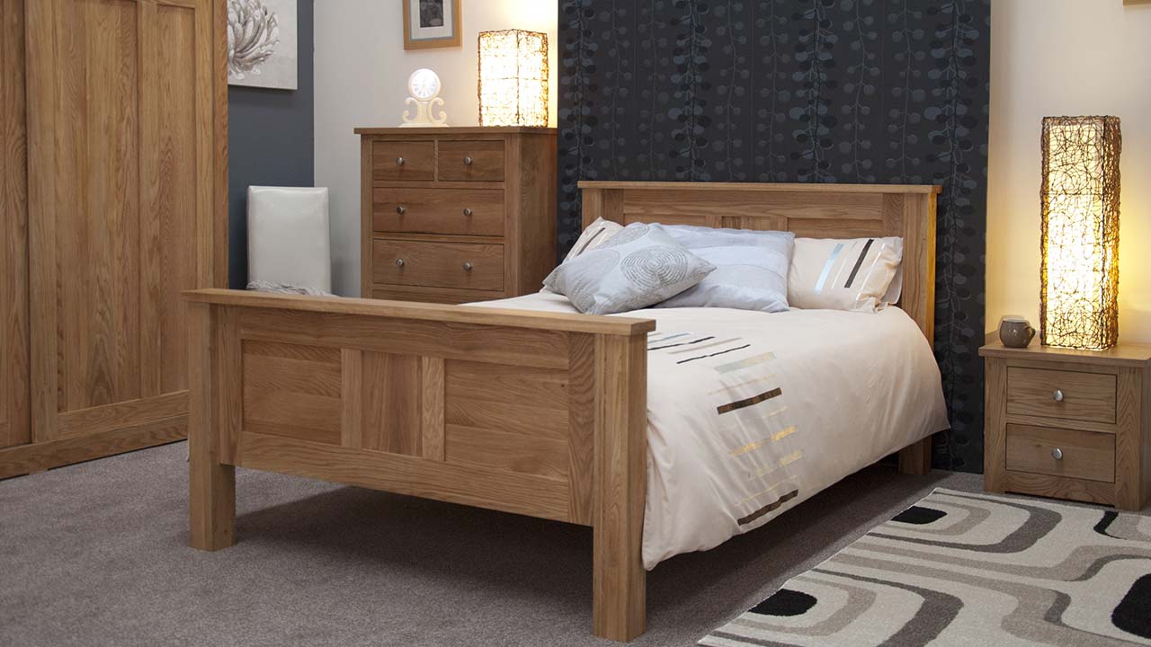 Torino Solid Oak Bedroom Furniture