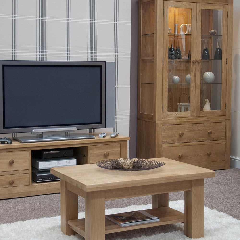 Torino Solid Oak Living Room Furniture  