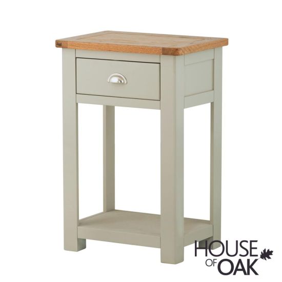 Portman Painted 1 Drawer Console Table in Stone Grey