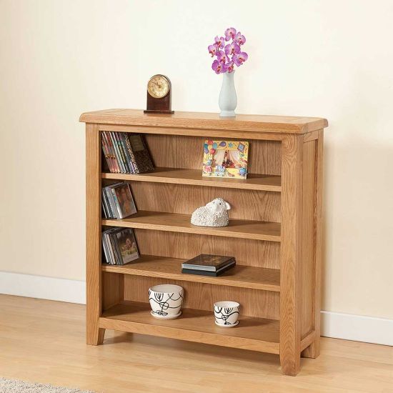 Wentworth Oak 90cm Bookcase