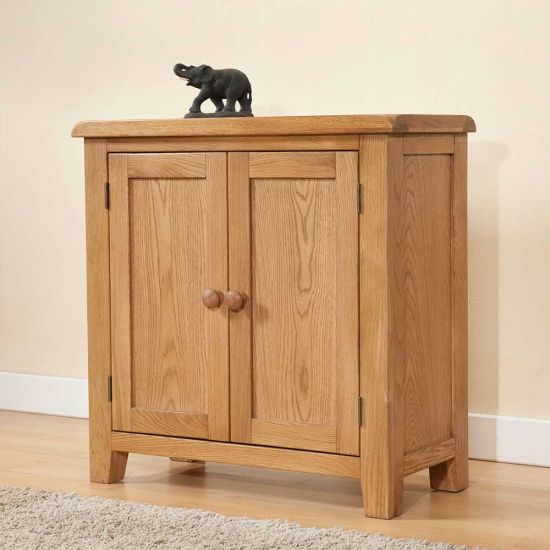 Wentworth Oak Small 2 Door Cabinet