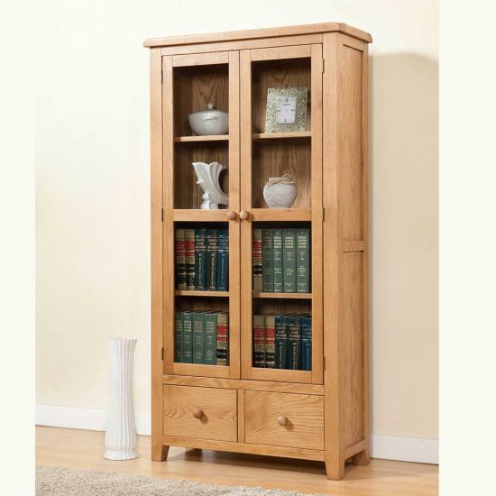 Wentworth Oak Display Cabinet