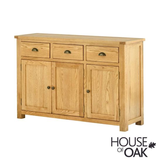 Portman 3 Door 3 Drawer Sideboard in Oak