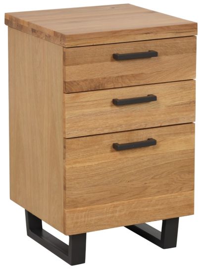 Harmony Oak Filing Cabinet 