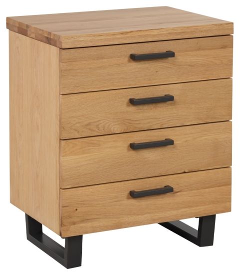 Harmony Oak 4 Drawer Chest 