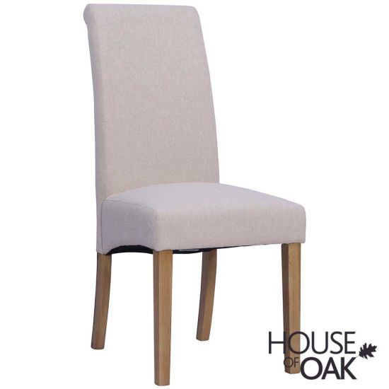 Ashleigh Fabric Chair in Beige