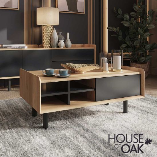 Balto Storage Coffee Table in Anthracite