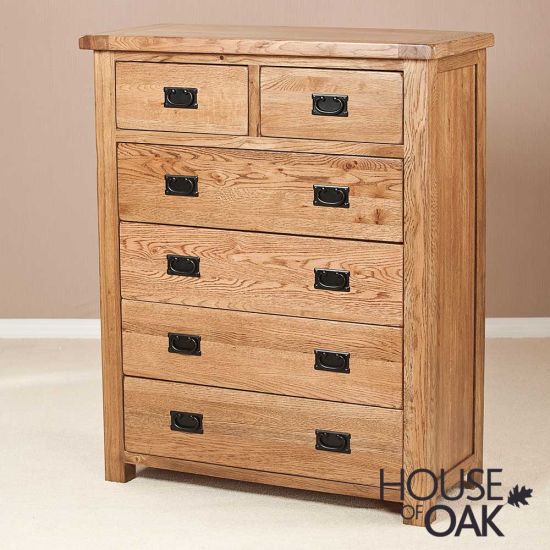Balmoral Oak 2 Over 4 Chest of Drawers