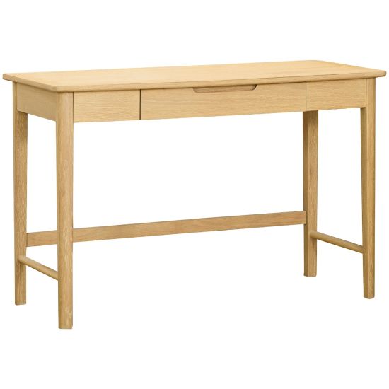 Stockholm Oak Dressing Table with Middle Drawer