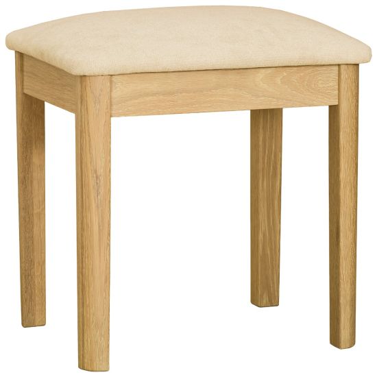 Stockholm Oak Bedroom Stool