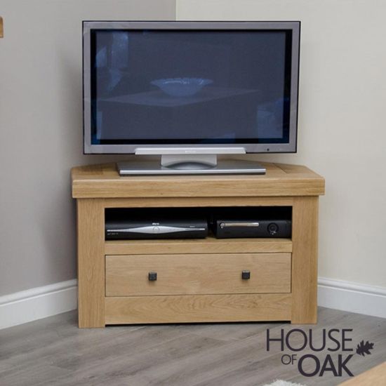 Bordeaux Oak Corner TV Unit
