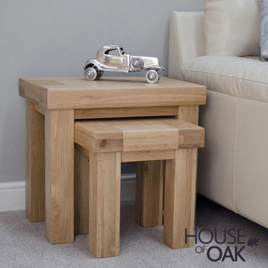 Bordeaux Oak Nest  of Tables