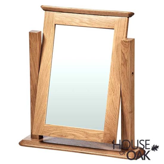 Buckingham Solid Oak Dressing Mirror