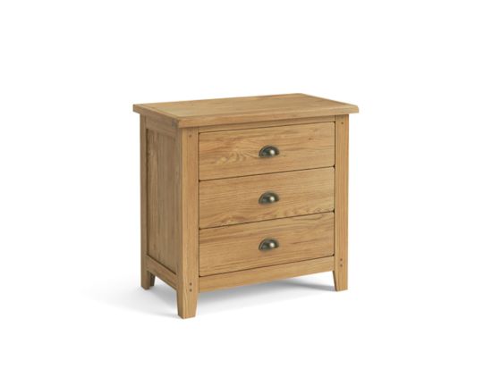 Paignton Oak Chest 3 Drawer Chest of Drawers
