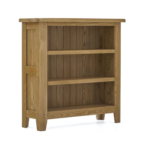 Paignton Oak Low Bookcase