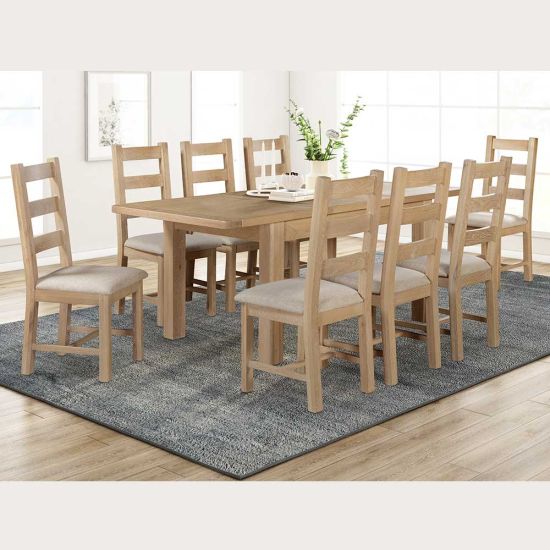 Carrington Oak 140-200cm Butterfly Extension Table