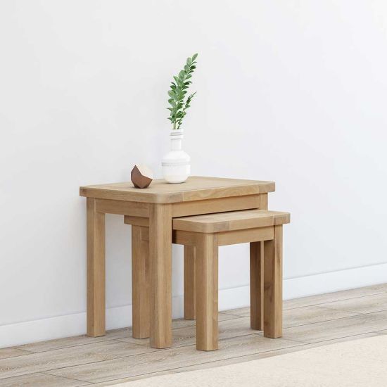 Carrington Oak Nest Of Tables