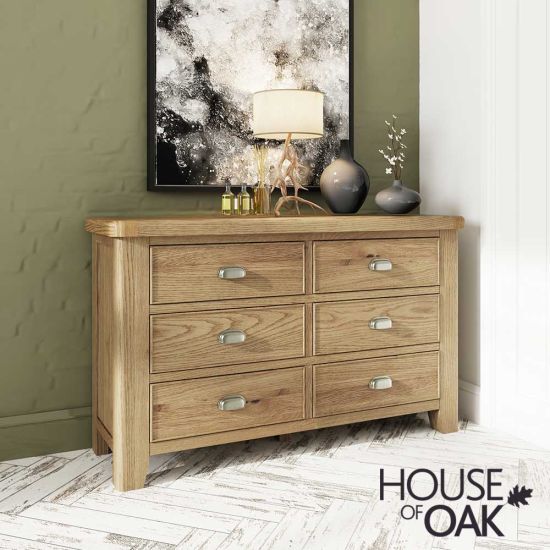 Chatsworth Oak 6 Drawer Chest