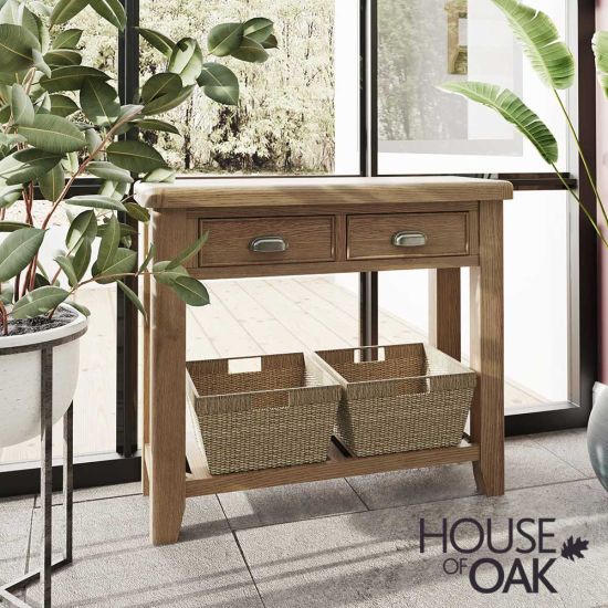 Chatsworth Oak Console Table