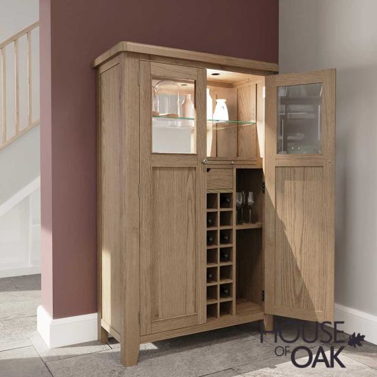 Chatsworth Oak Drinks Cabinet