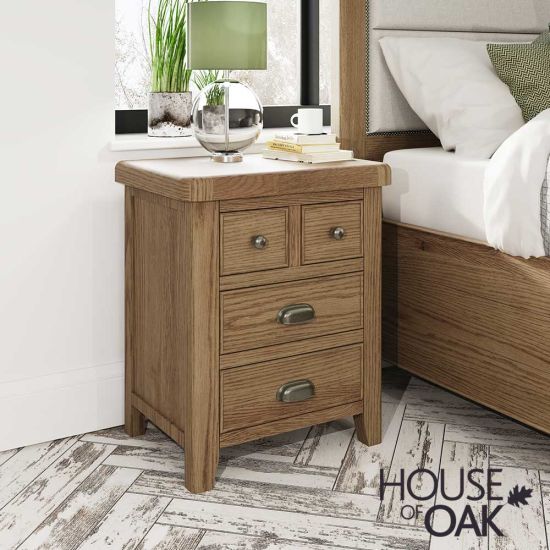 Chatsworth Oak Extra Large Bedside Cabinet