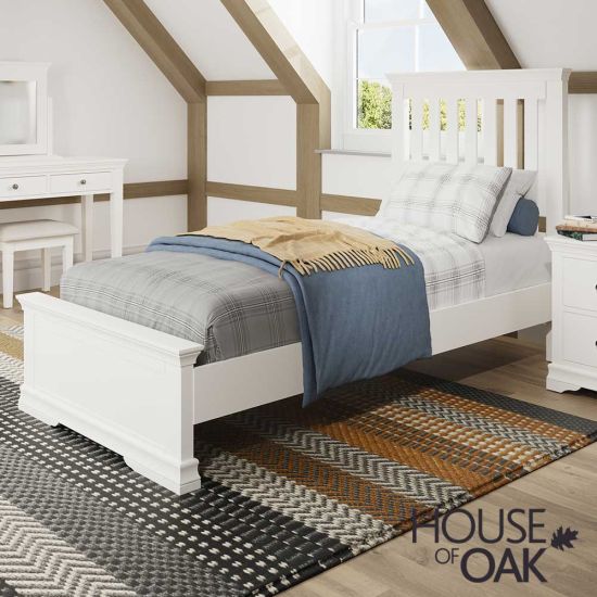 Chantilly White 3FT Single Bed