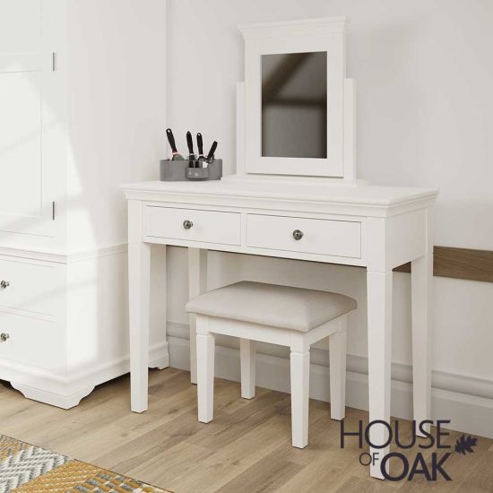 Chantilly White Dressing Table Only ( Mirror and Stool not Included )