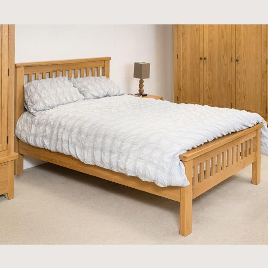 Chester Oak 5FT King Size Bed
