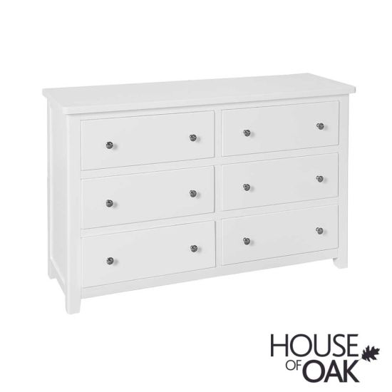 Cotswold White 6 Drawer Chest of Drawers