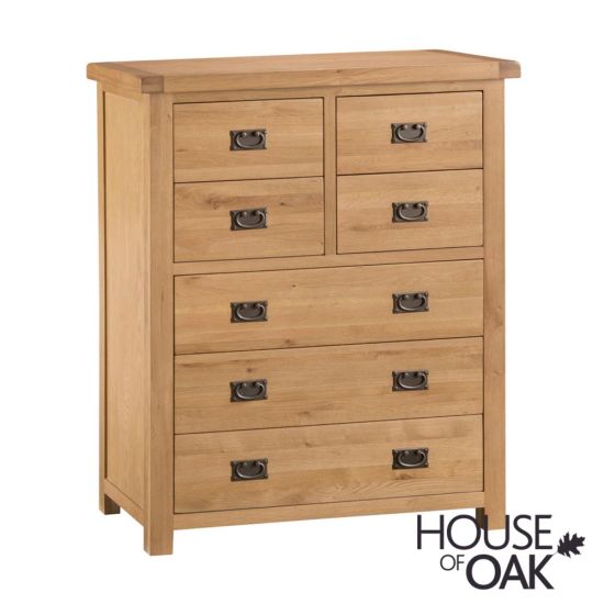 Harewood Oak 4+3 Drawer Chest