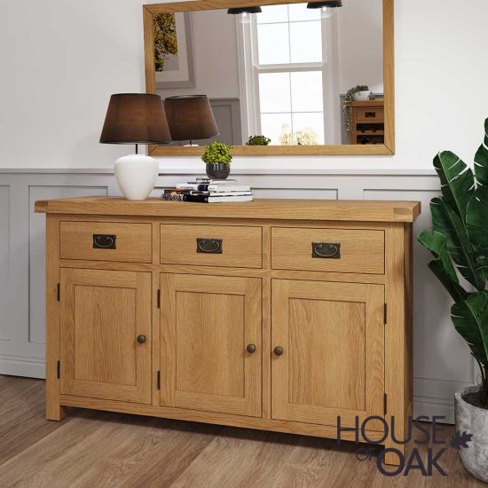 Harewood Oak 3 Door Sideboard