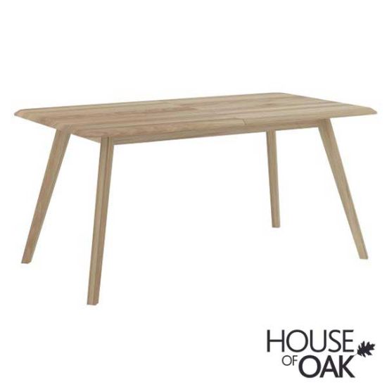 Como Solid Oak 140cm Extending Dining Table