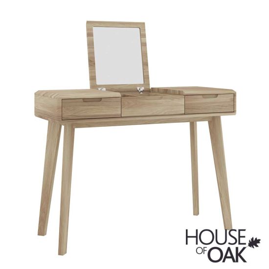 Como Solid Oak Dressing Table