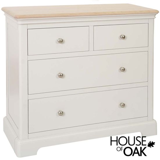 Cornwall Oak 2 Over 2 Chest of Drawers Available in 9 Colours