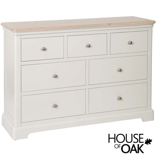 Cornwall Oak 3 Over 4 Chest of Drawers Available in 9 Colours
